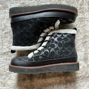 Coach Winter Boots with Fur